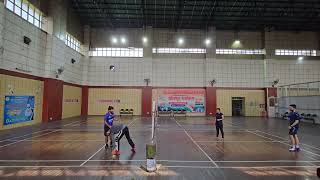 Nigam-Sharma vs Anchala-Bajpai badminton match