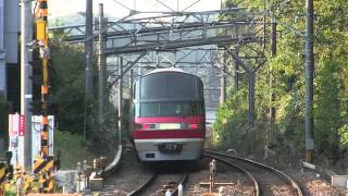 名鉄1200系  快速特急  新鵜沼行き  名電山中駅通過