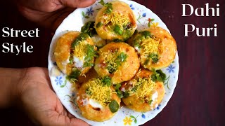 How To Make Street Style Dahi Puri - दही पूरी - ದಹಿ ಪುರಿ -Street Food Recipe by (HOME CHEFS COOKING)