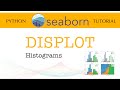Seaborn Tutorial - Part 3: DISPLOT: Histograms