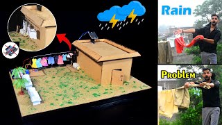 Automatic Rain Detection Smart Roof For Cloth Protection | New Project Idea