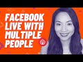 How to live stream with multiple people (Facebook & YouTube Live with multiple presenters)