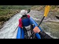 whitewater kayaking the rio tampaon class iii v in a tandem ik ducky san luis potosi mexico