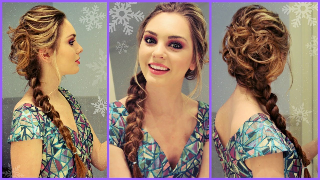 Elsa Hairstyle Tutorial Inspired