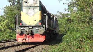 Bangladesh Railway 728  Down  Rupsha Express Train  Chilahati Khulna Passing Alamdanga