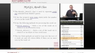 PHP with MySQL - Select Queries