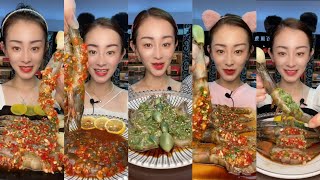 A variety of soy sauce shrimp mukbang ASMR REAL SOUNDS EATING SHOW MUKBANG #81