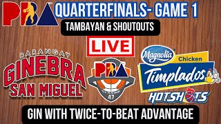 Live: Barangay Ginebra San Miguel Vs Magnolia Chicken Timplados Hotshots | Play by Play | Scoreboard