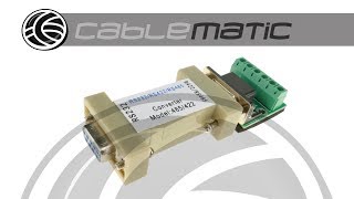 Serial adapter RS232 DB9 to RS422 RS485 5 pin and DB9 - distributed by CABLEMATIC ®