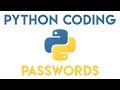 Python Tutorial - For Loop - Passwords