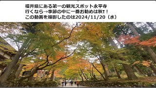 福井県にある永平寺（大本山寺）のご紹介をしたいと思いますので是非、最後までお付き合いを頂ければ幸いです。kati padhne matra aunush ajata ghumna jaam sara