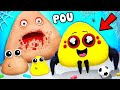 POU REVENGE - BABY SPIDER POU.EXE - Boss Fight - (Plush Story) Roblox