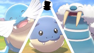 【Pokemon_Camp】Spheal・Sealeo・Walrein＆Shiny Evolution Cute!