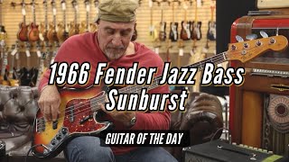 1966 Fender Jazz Bass Sunburst | Guitar of the Day - Roberto Vally