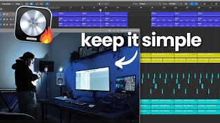 Chill Trap/RnB studio session in Night Mode | Logic Pro X