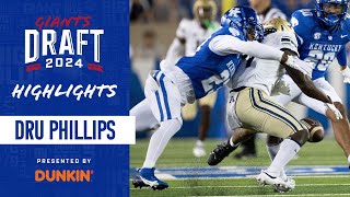 HIGHLIGHTS: Dru Phillips | Giants Draft | Kentucky Cornerback