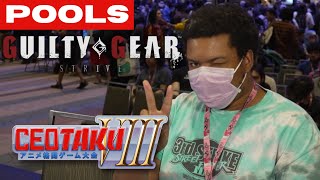 CEOtaku 2024 STRIVE Pools (Bridget I-No Goldlewis Sol Axl A.B.A Slayer) Guilty Gear Tourney