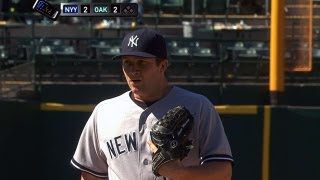 NYY@OAK: Warren fans four in relief against A's