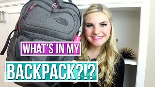 WHAT'S IN MY BACKPACK 2016 | North Face Recon