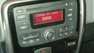 Renault Duster, Encontrar código de radio para desbloquear con app sin  desmontar todo.