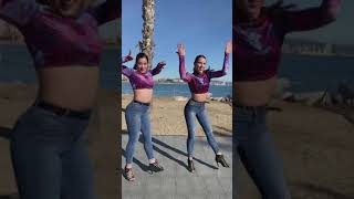 Idaira Camacho and Natalia Redondo Martin Salsa Dancing in Barcelona, España