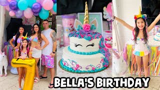 CELEBRATING BELLA'S BIRTHDAY POOL PARTY AT HUGE WATER PARK VLOG!!!!