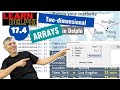 Learn Delphi Programming | Unit 17.4 | Exploring Two-Dimensional Arrays in Delphi