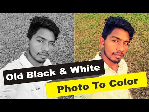 Convert Black And White Photo To Color Online Free - YouTube