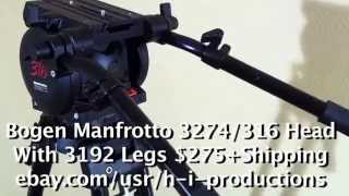 Bogen 3274 Manfrotto 316 Pro Tripod