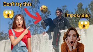 impossible football stunts 2023 |please don't try this😱|