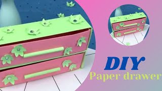 Paper drawer / Easy Origami Paper drawer / paper drawer box / drawer organizer ideas / #shorts