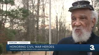 Afro-Union Civil War soldiers and Sailors honored at Chesapeake memorial site