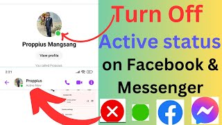 Turn Off Active Status on Facebook and Messenger (New Update 2025)