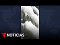 La nieve más espesa se hace sentir en varios estados del país #Shorts | Noticias Telemundo