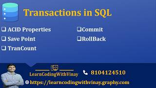 Advanced SQL - Transactions Explained | COMMIT, ROLLBACK, SAVEPOINT with TRY CATCH Example