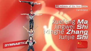 MA / SHI / ZHANG / SHI - Gymnastics - Candidates for The World Games Athlete of the Year 2024