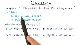 Decidability Exercise Solution - Georgia Tech - Computability, Complexity, Theory: Computability