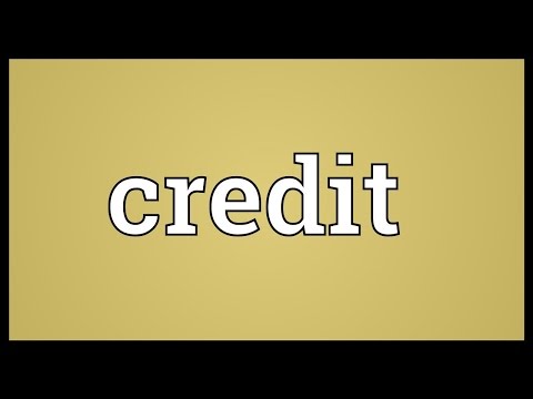 What is synonyms for credit?