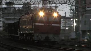 EF81 80[田]+ホキ4B宇都宮配給！川口通過