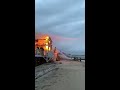 EYEWITNESS VIDEO: Boats helping to fight Old Saybrook house fires