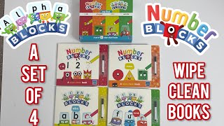 Unboxing My first Numberblocks & Alphablocks . A Wipe-Clean books 📚