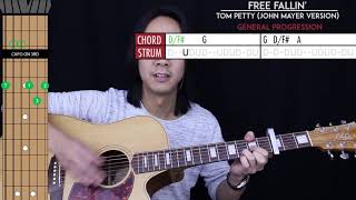 Free Fallin Guitar Cover Acoustic - John Mayer 🎸 |Tabs + Chords|