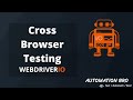 Cross Browser Testing - WebdriverIO | #13