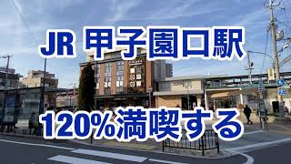 【JR神戸線】甲子園口駅　120％満喫する