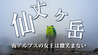 【仙丈ケ岳】南アルプスの女王にフラれました【4K】_2022.9.3