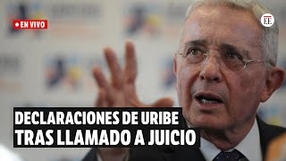 Álvaro Uribe rompió su silencio sobre llamado a juicio por soborno a testigos | El Espectador