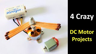 4 Crazy Projects using DC Motor [A2C]