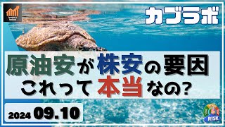 【カブラボ】9/10 原油安が株安の要因。。。これって本当なの！？