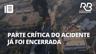 Maycon Cristo, porta-voz dos Bombeiros, dá mais detalhes sobre a queda do avião