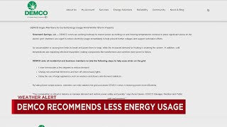 DEMCO urges customers to conserve energy during winter weather